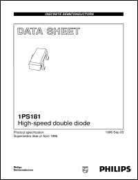 datasheet for 1PS181 by Philips Semiconductors