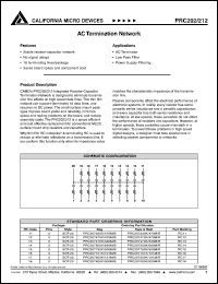 datasheet for PRC207330K/470M by California Micro Devices