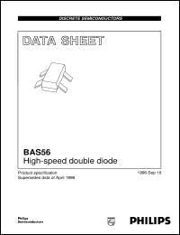 datasheet for BAS56 by Philips Semiconductors