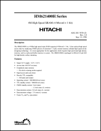 datasheet for HM621400HLJP-15 by 