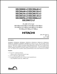 datasheet for HB288256A5 by 