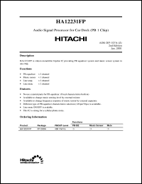 datasheet for HA12231FP by 