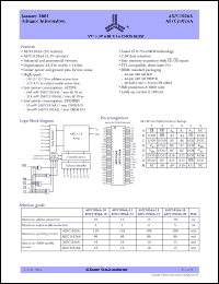 datasheet for AS7C1026A-10TC by Alliance Semiconductor Corporation