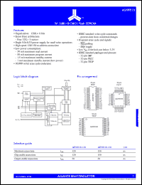 datasheet for AS29F010-120PC by Alliance Semiconductor Corporation
