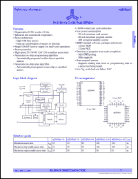 datasheet for AS29F040-55TC by Alliance Semiconductor Corporation