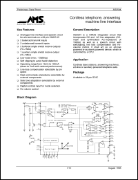 datasheet for AS2504T by Austria Mikro Systeme International
