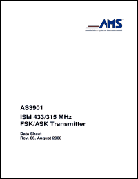datasheet for AS3901 by Austria Mikro Systeme International