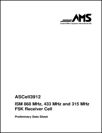 datasheet for ASCell3912 by Austria Mikro Systeme International