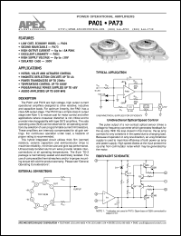 datasheet for PA01 by Apex Microtechnology Corporation