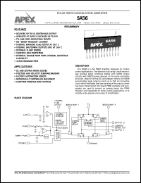 datasheet for SA56 by Apex Microtechnology Corporation