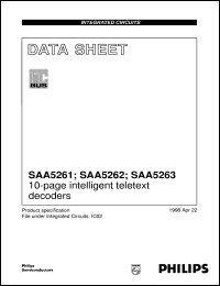 datasheet for SAA5261PS/220 by Philips Semiconductors