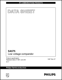 datasheet for SA575ADK by Philips Semiconductors