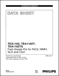 datasheet for TEA1102TS/N3 by Philips Semiconductors