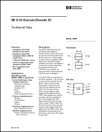 datasheet for HSDL-7000 by 