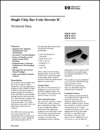 datasheet for HBCR-1612 by 