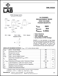 datasheet for SML50S20 by Semelab Plc.