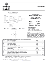 datasheet for SML50S26 by Semelab Plc.