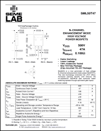 datasheet for SML50S30 by Semelab Plc.