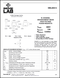 datasheet for SML80S13 by Semelab Plc.