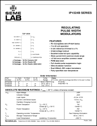 datasheet for IP2524BD by Semelab Plc.