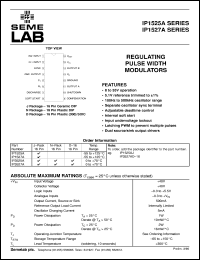 datasheet for IP3525AD by Semelab Plc.