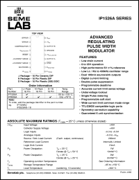 datasheet for IP3526AD by Semelab Plc.