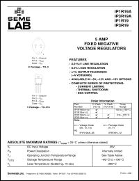 datasheet for IP1R19AK-05 by Semelab Plc.