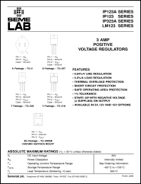 datasheet for IP323AK-05 by Semelab Plc.