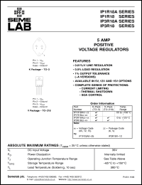 datasheet for IP3R18AK-05 by Semelab Plc.