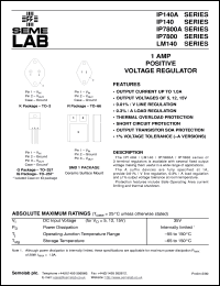 datasheet for IP140R-12 by Semelab Plc.