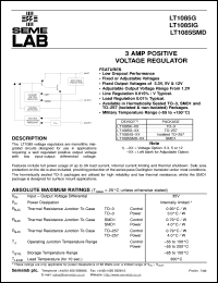 datasheet for LT1085IG-12 by Semelab Plc.