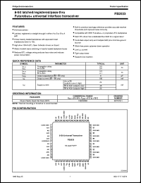 datasheet for FB2033BB by Philips Semiconductors