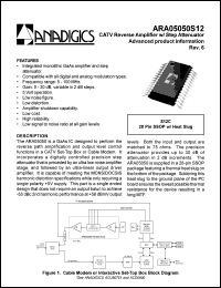 datasheet for ARA05050S12 by Anadigics, Inc.