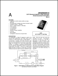 datasheet for ARA05050S12C by Anadigics, Inc.