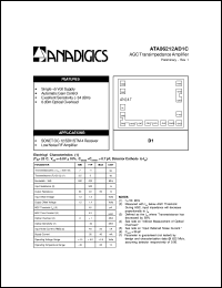 datasheet for ATA06212AD1C by Anadigics, Inc.