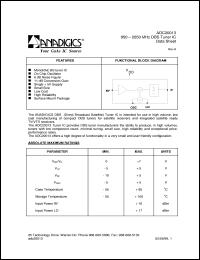 datasheet for ADC20013 by Anadigics, Inc.