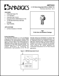datasheet for AMT8302T56L by Anadigics, Inc.