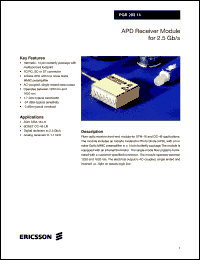 datasheet for PGR20314 by Ericsson Microelectronics