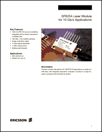 datasheet for PGT20405 by Ericsson Microelectronics