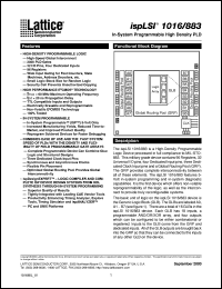 datasheet for ISPLS1016-60LH/883 by Lattice Semiconductor Corporation
