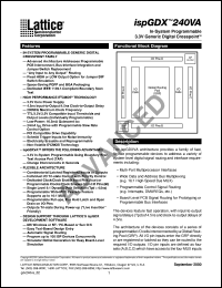 datasheet for ISPGDX240VA-4B388 by Lattice Semiconductor Corporation