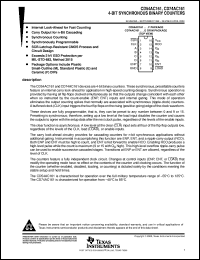 datasheet for CD54AC161F3A by Texas Instruments