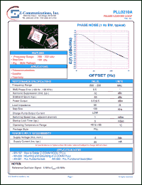 datasheet for PLL0210A by Z-Communications, Inc.