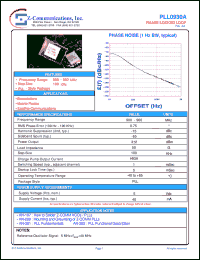 datasheet for PLL0930A by Z-Communications, Inc.