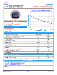 datasheet for V620TE01 by Z-Communications, Inc.