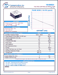 datasheet for V618ME01 by Z-Communications, Inc.