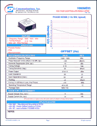 datasheet for V660ME03 by Z-Communications, Inc.