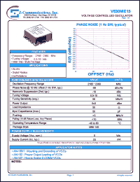 datasheet for V630ME15 by Z-Communications, Inc.