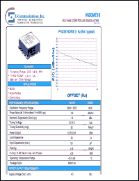 datasheet for V630ME10 by Z-Communications, Inc.