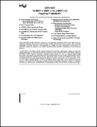 datasheet for DA28F016SV-065 by Intel Corporation